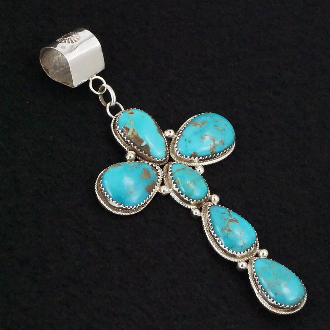 Ernest Hawthorne Turquoise & Sterling Silver Pendant