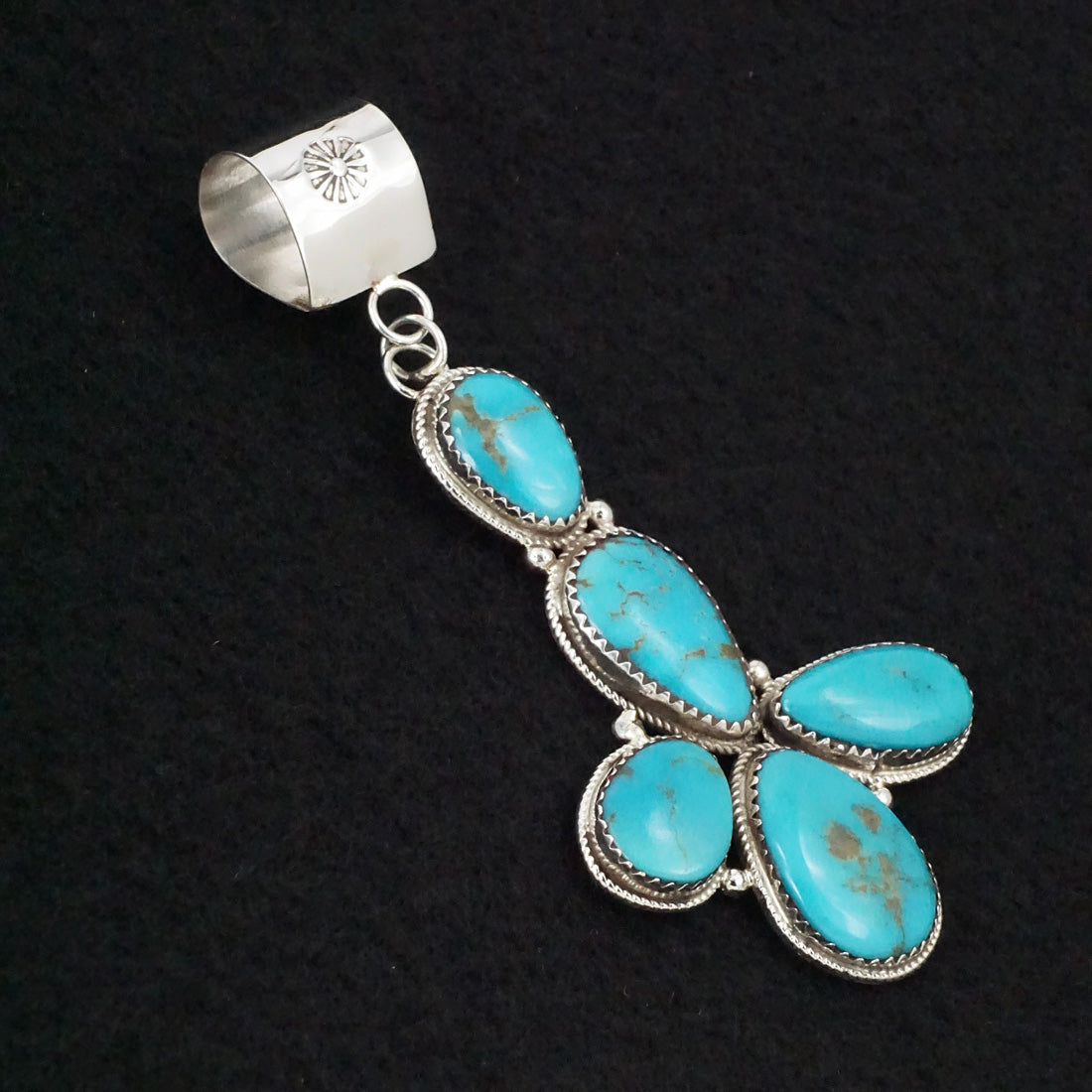 Ernest Hawthorne Turquoise & Sterling Silver Pendant