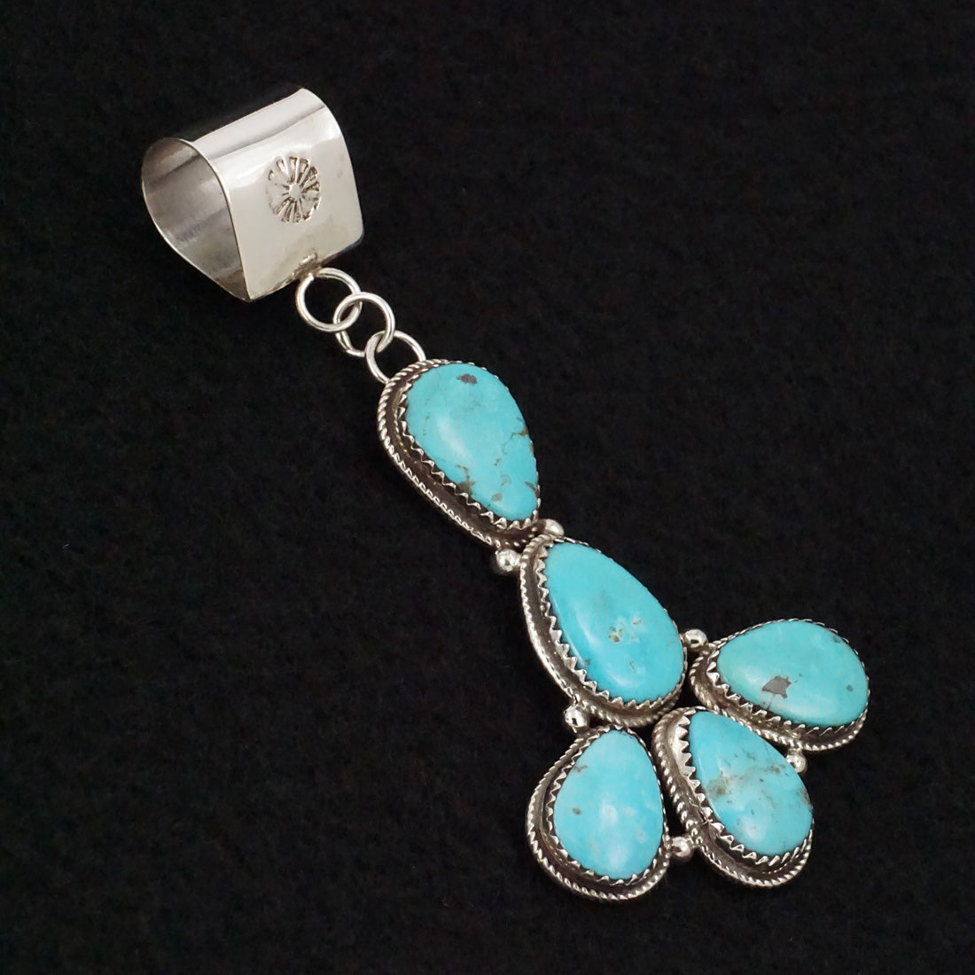 Ernest Hawthorne Turquoise & Sterling Silver Pendant