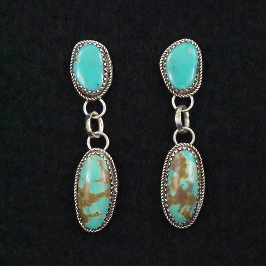 Ernest Hawthorne Turquoise & Sterling Silver Earrings