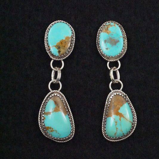 Ernest Hawthorne Turquoise & Sterling Silver Earrings