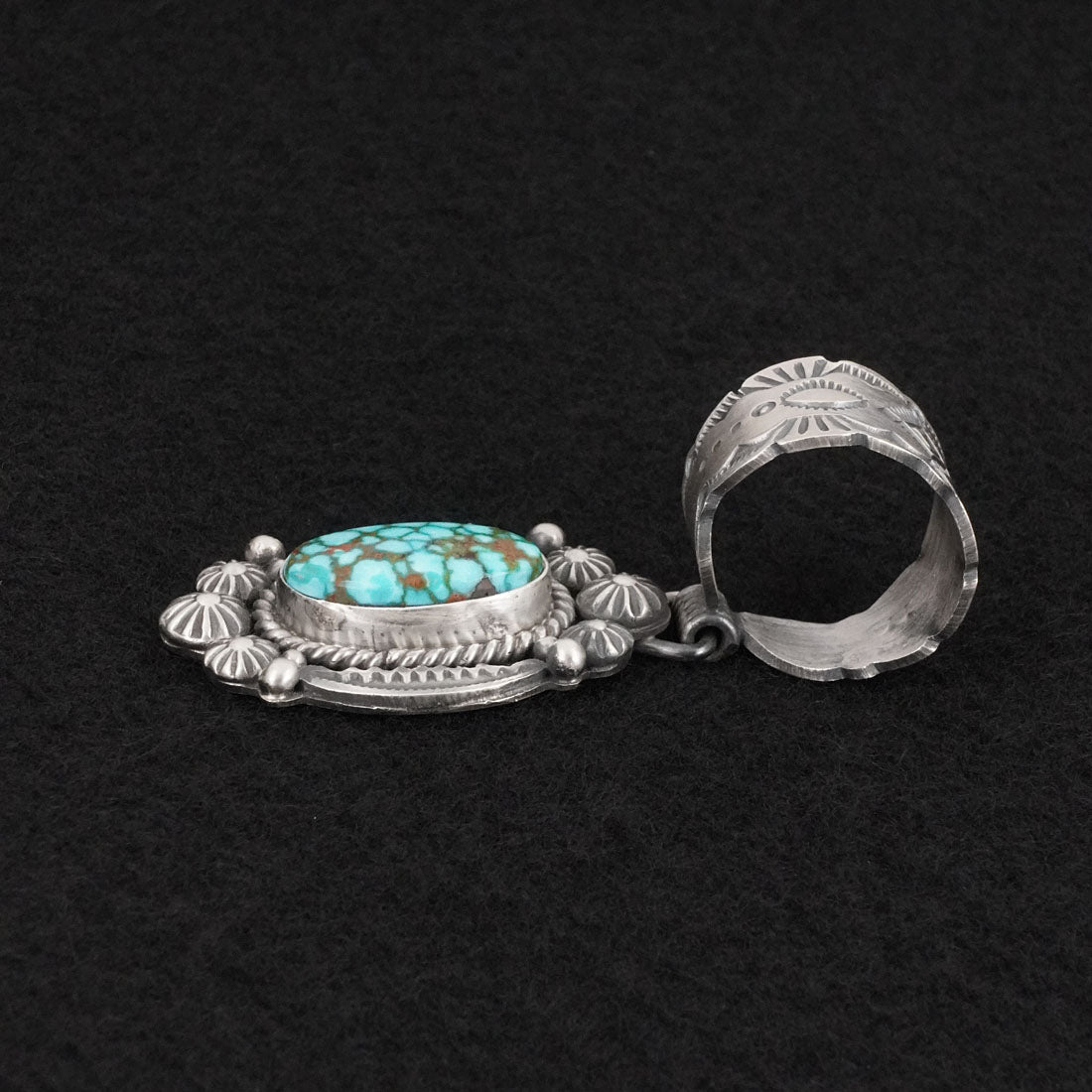 Rosita Calladitto Turquoise & Sterling Silver Pendant