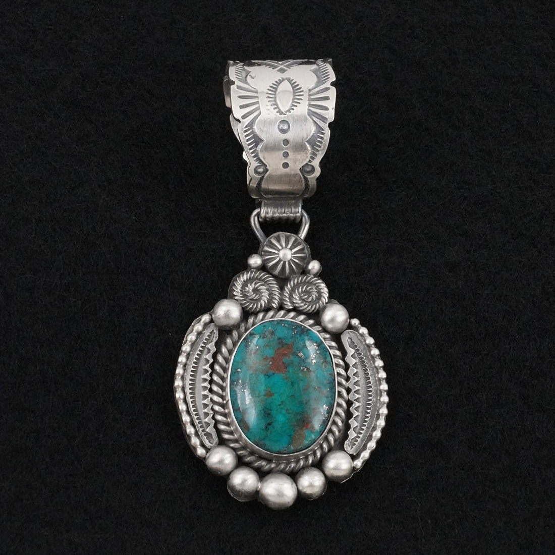 Rosita Calladitto Turquoise & Sterling Silver Pendant
