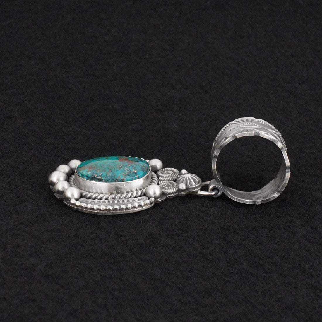 Rosita Calladitto Turquoise & Sterling Silver Pendant