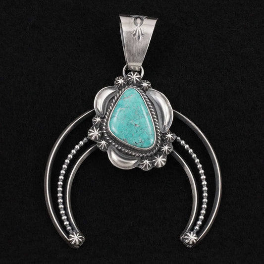 Raymond Delgarito Turquoise & Sterling Silver Pendant