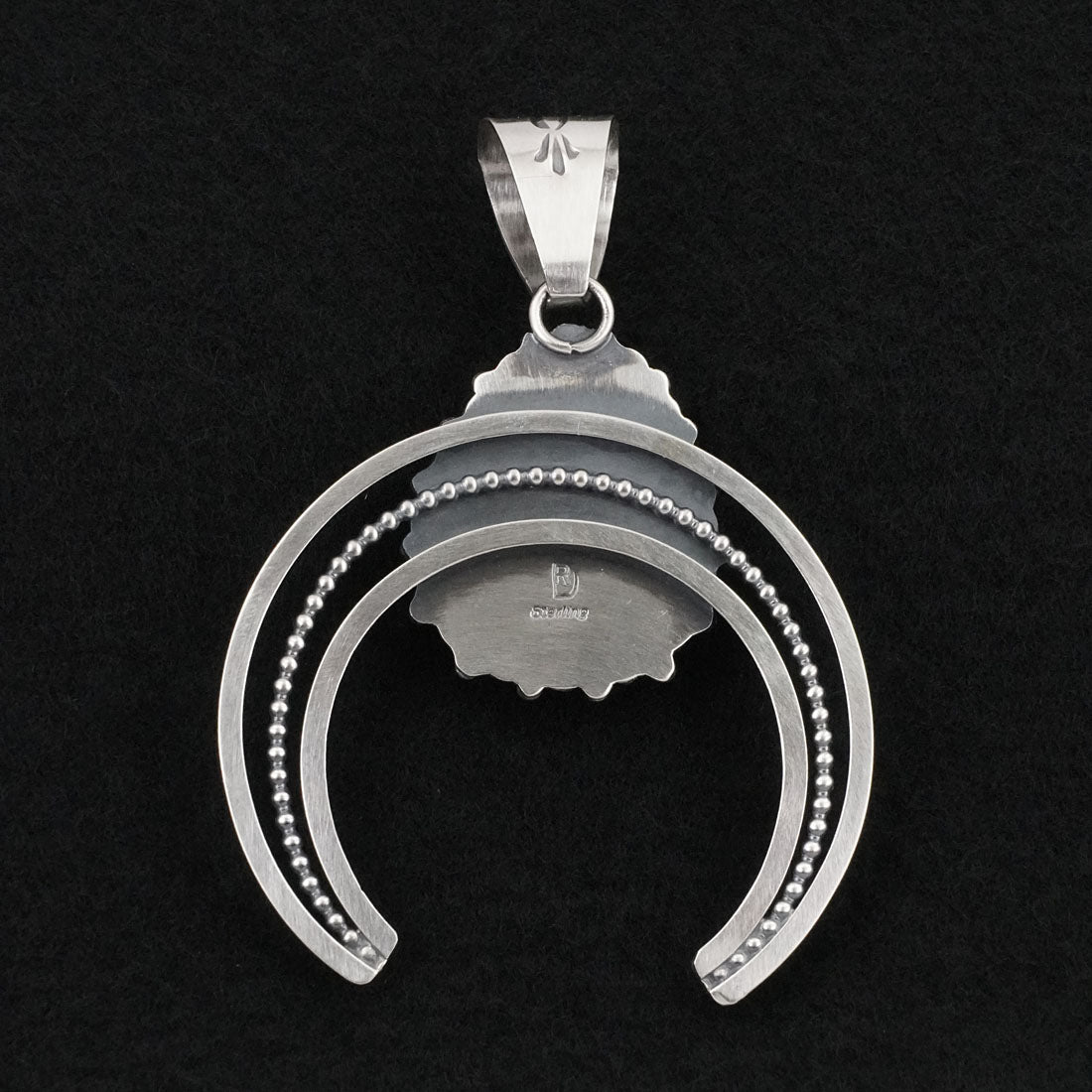 Raymond Delgarito Turquoise & Sterling Silver Pendant