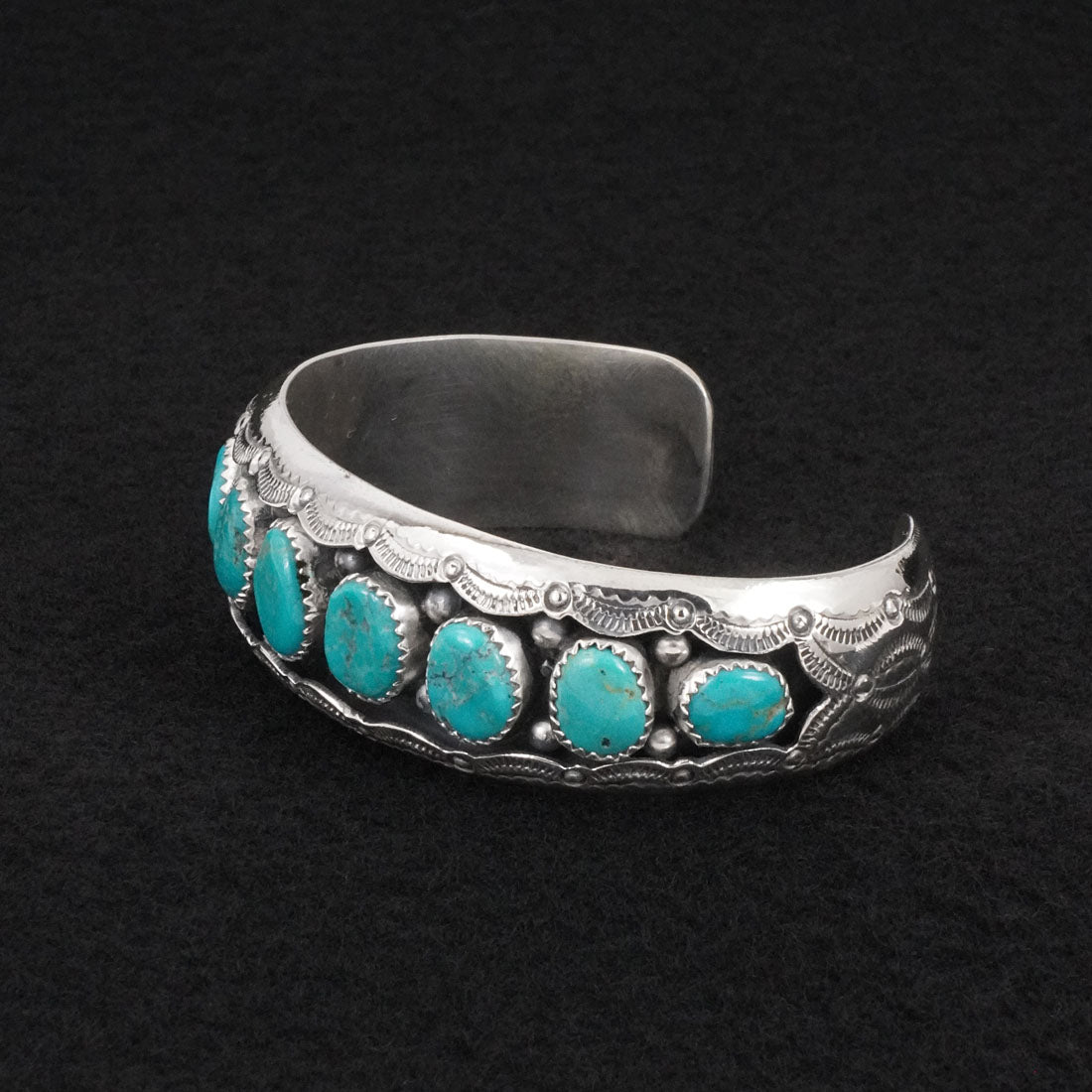 Wilbert Muskett Sr. Turquoise & Sterling Silver Bracelet
