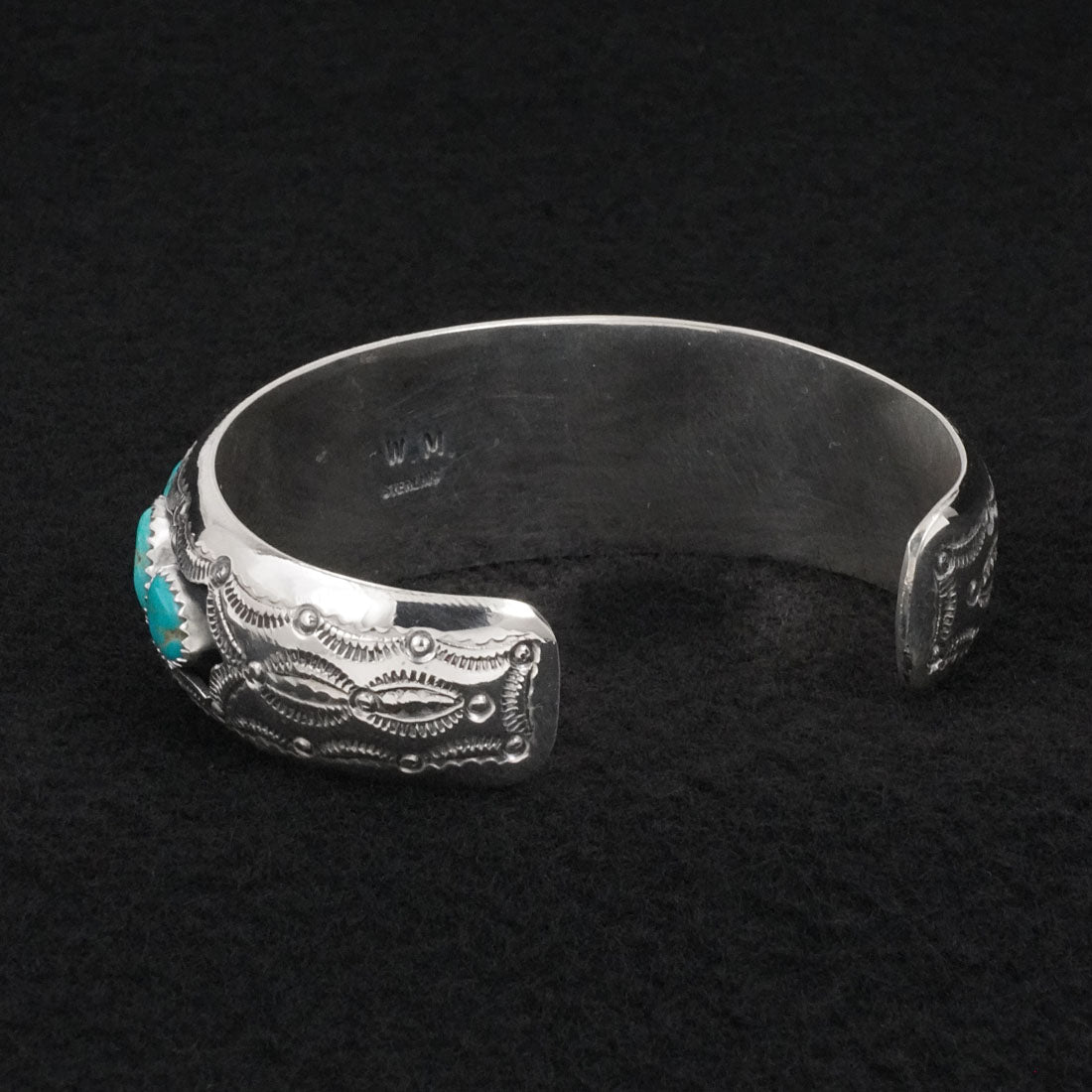 Wilbert Muskett Sr. Turquoise & Sterling Silver Bracelet