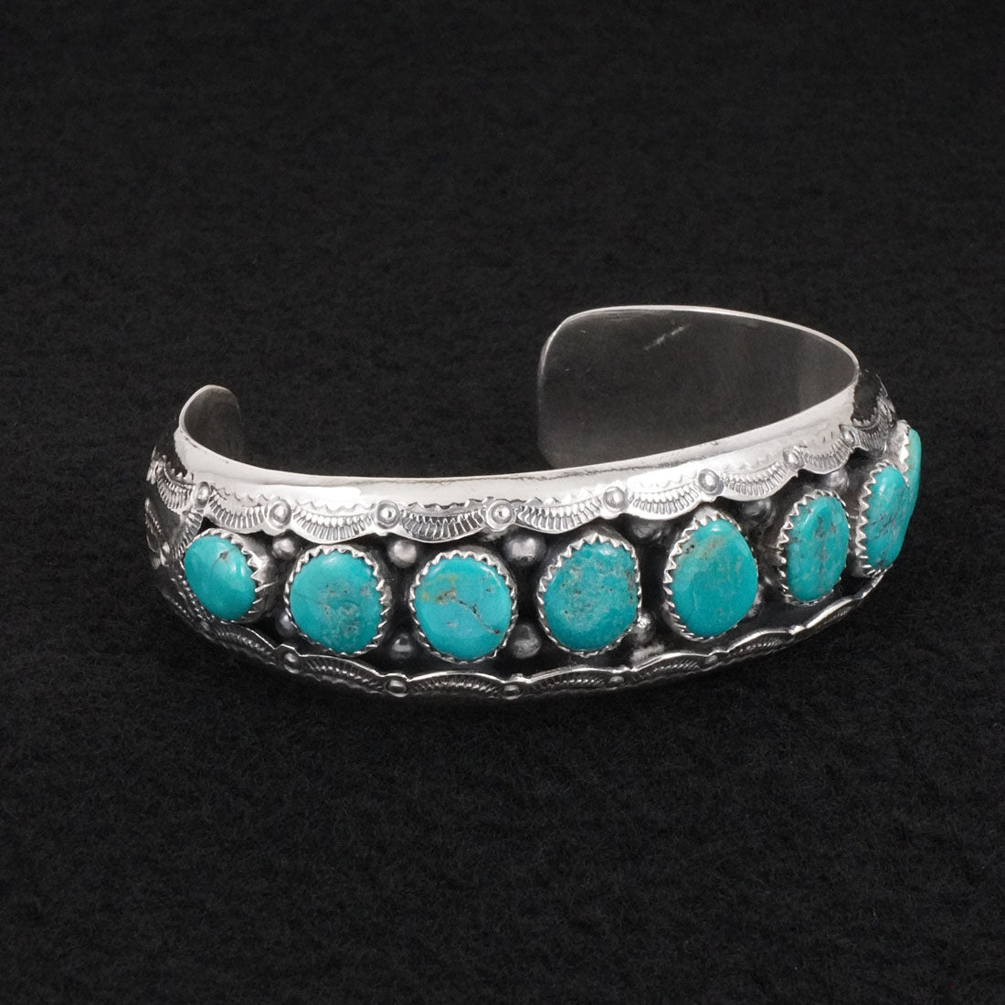 Wilbert Muskett Sr. Turquoise & Sterling Silver Bracelet