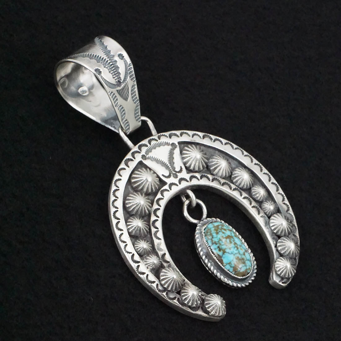 Dexter Martinez Turquoise & Sterling Silver Pendant