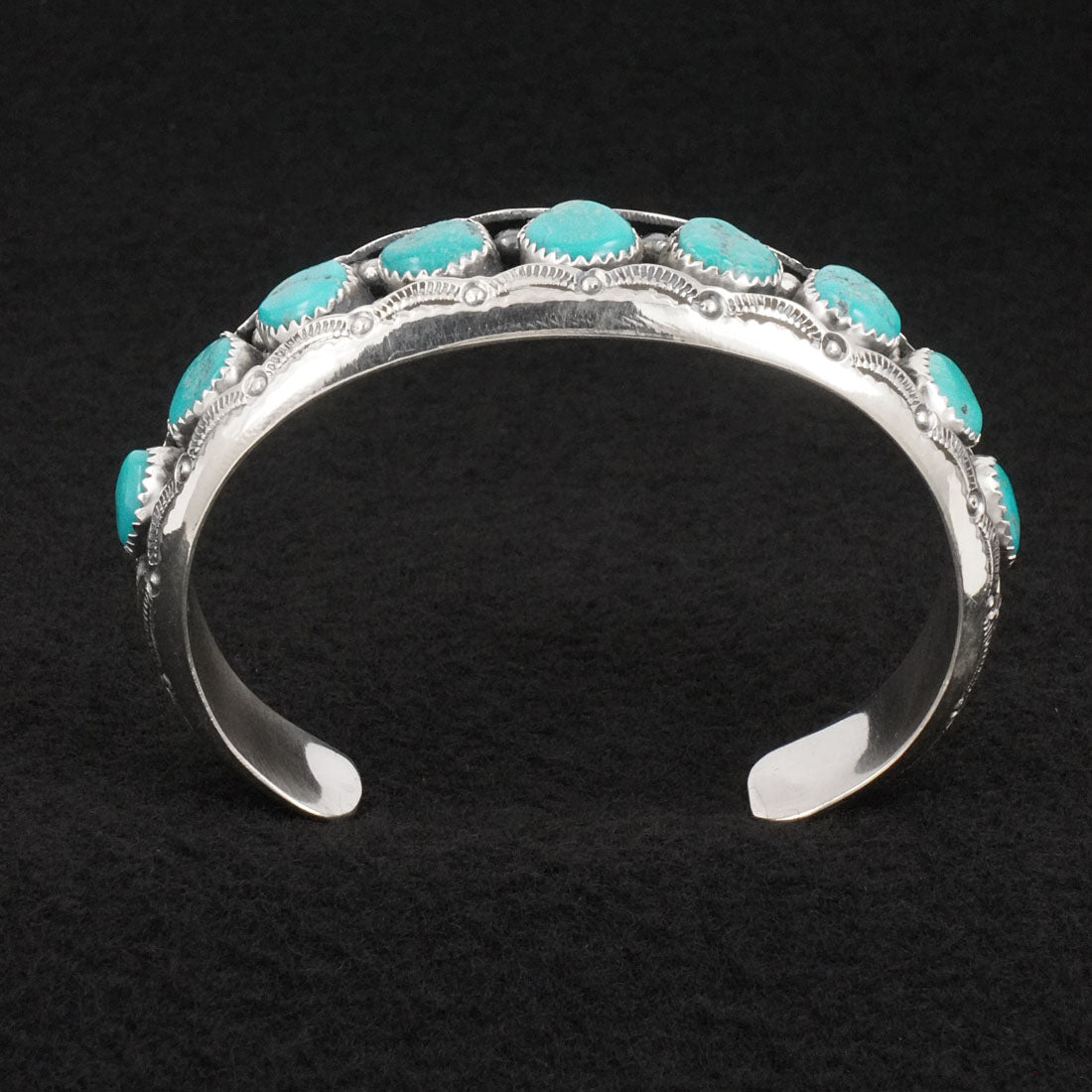 Wilbert Muskett Sr. Turquoise & Sterling Silver Bracelet