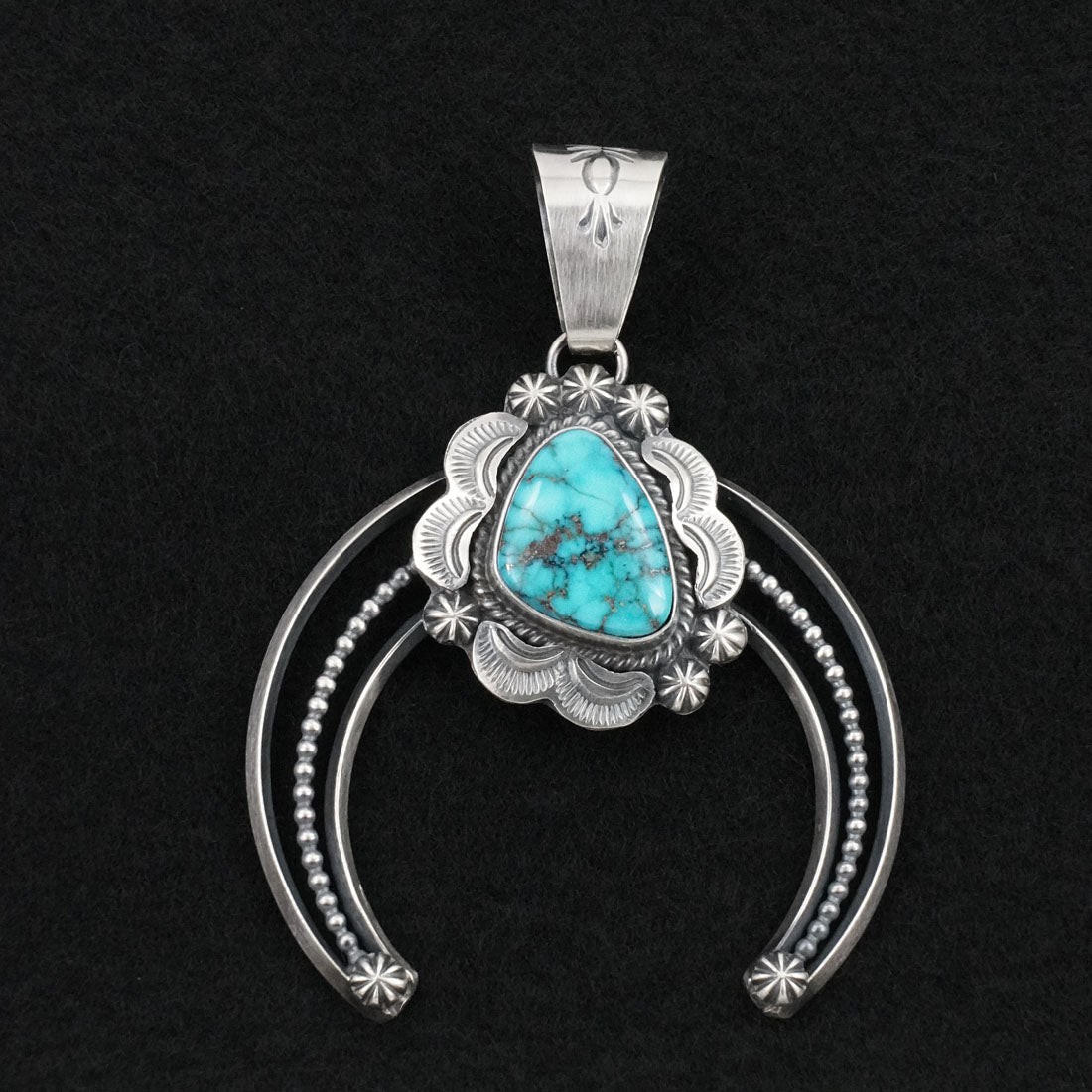 Raymond Delgarito Turquoise & Sterling Silver Pendant