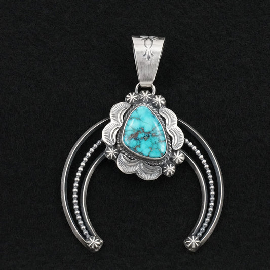 Raymond Delgarito Turquoise & Sterling Silver Pendant