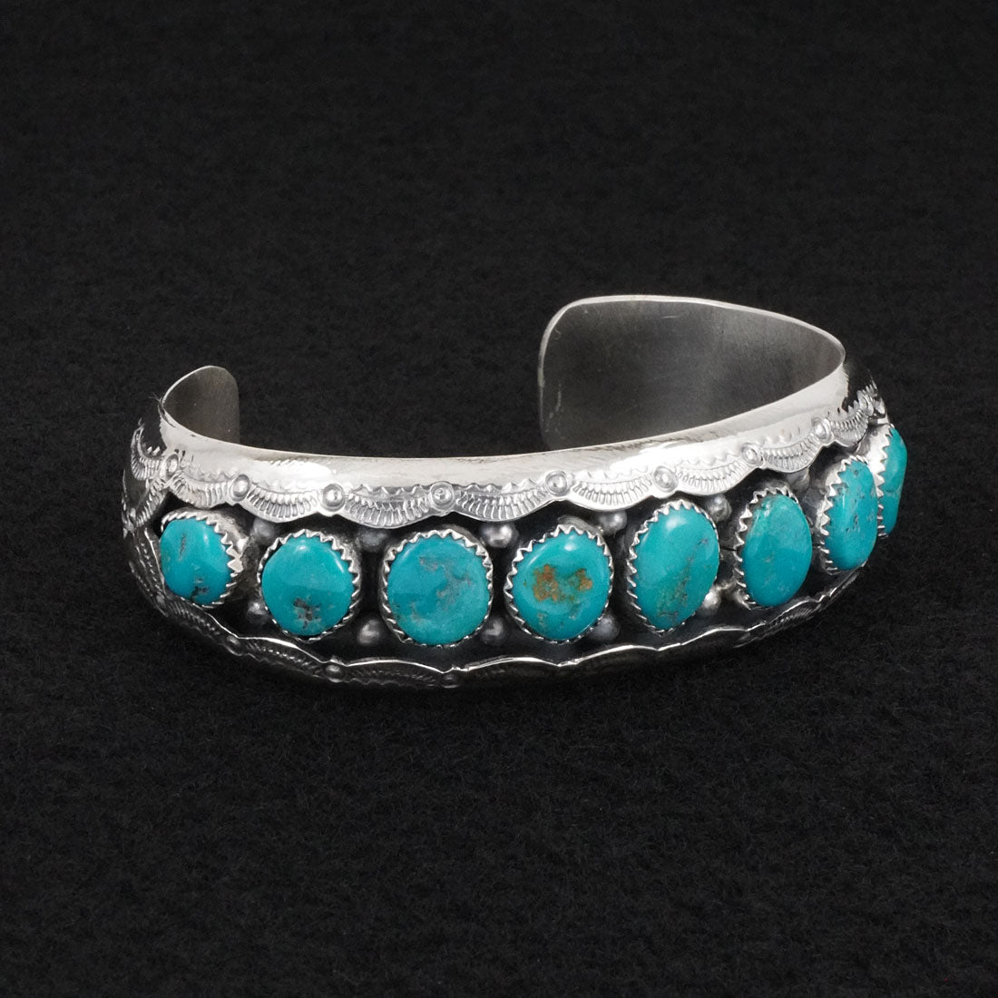 Wilbert Muskett Sr. Turquoise & Sterling Silver Bracelet