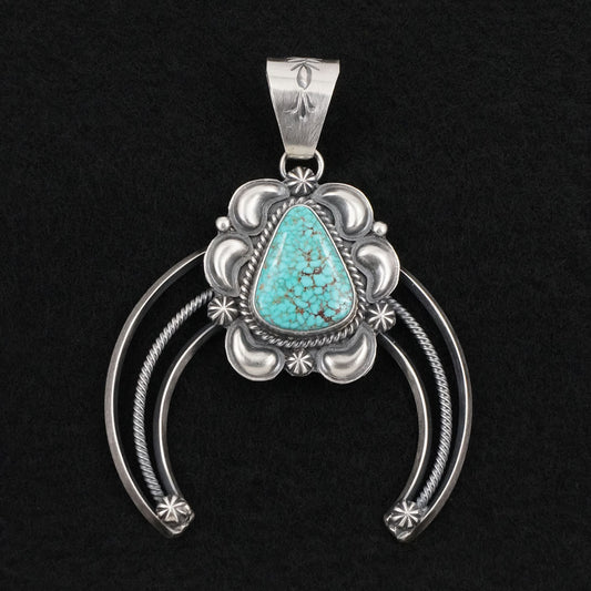 Raymond Delgarito Turquoise & Sterling Silver Pendant