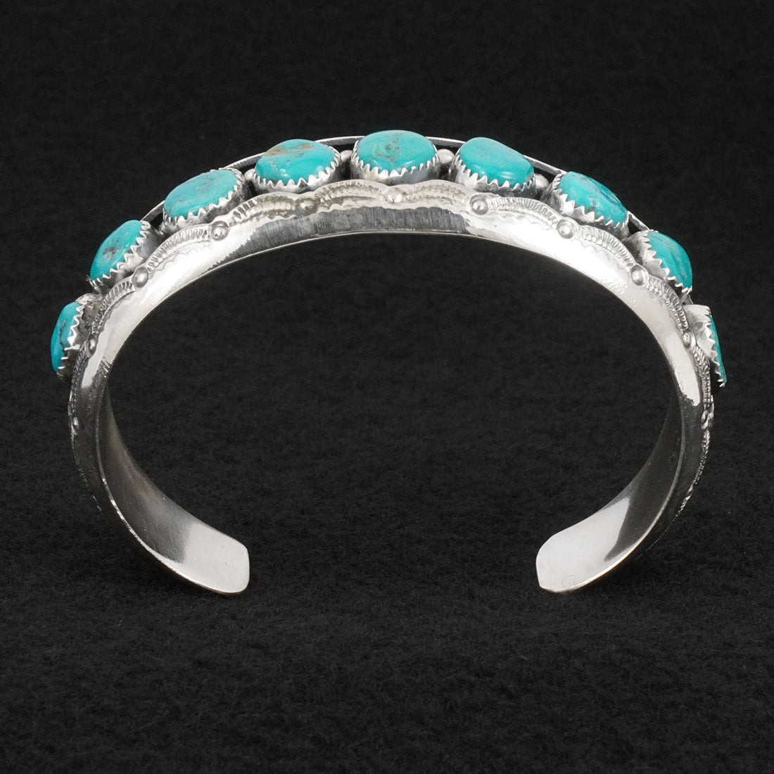 Wilbert Muskett Sr. Turquoise & Sterling Silver Bracelet