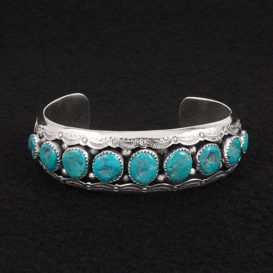 Wilbert Muskett Sr. Turquoise & Sterling Silver Bracelet