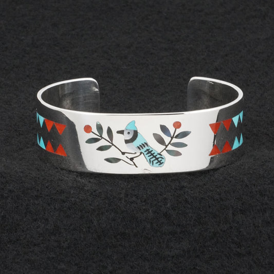 Derrick Edaakie Multi-Stone & Sterling Silver Bracelet