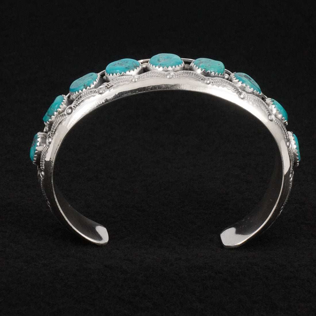 Wilbert Muskett Sr. Turquoise & Sterling Silver Bracelet