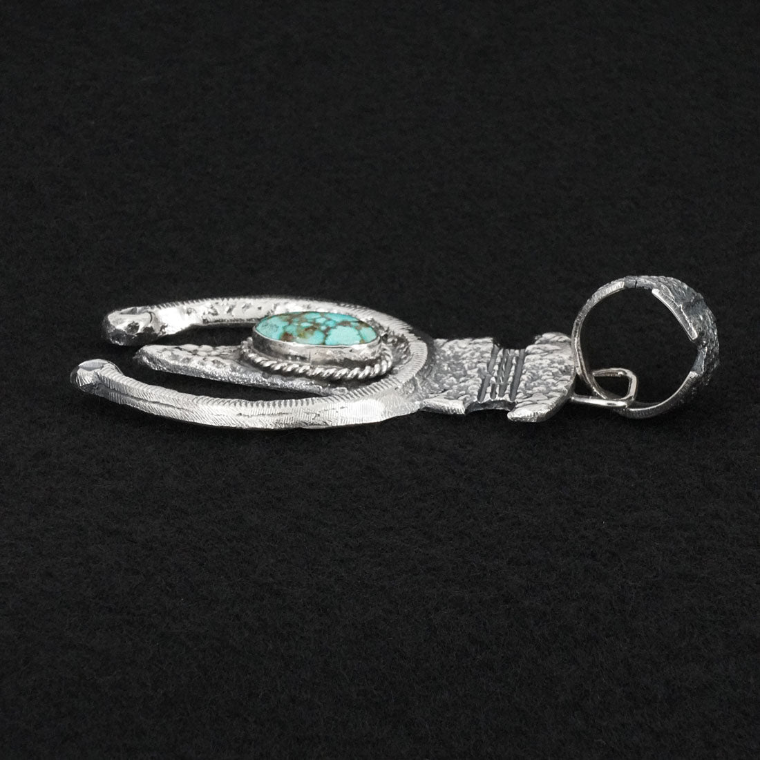 Delbert Arviso Turquoise & Sterling Silver Pendant