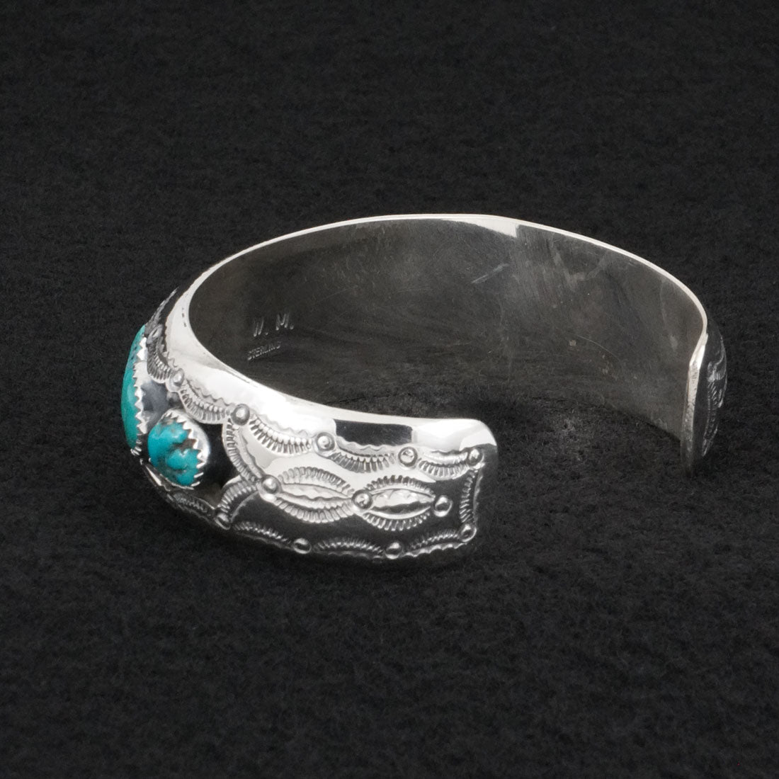 Wilbert Muskett Sr. Turquoise & Sterling Silver Bracelet