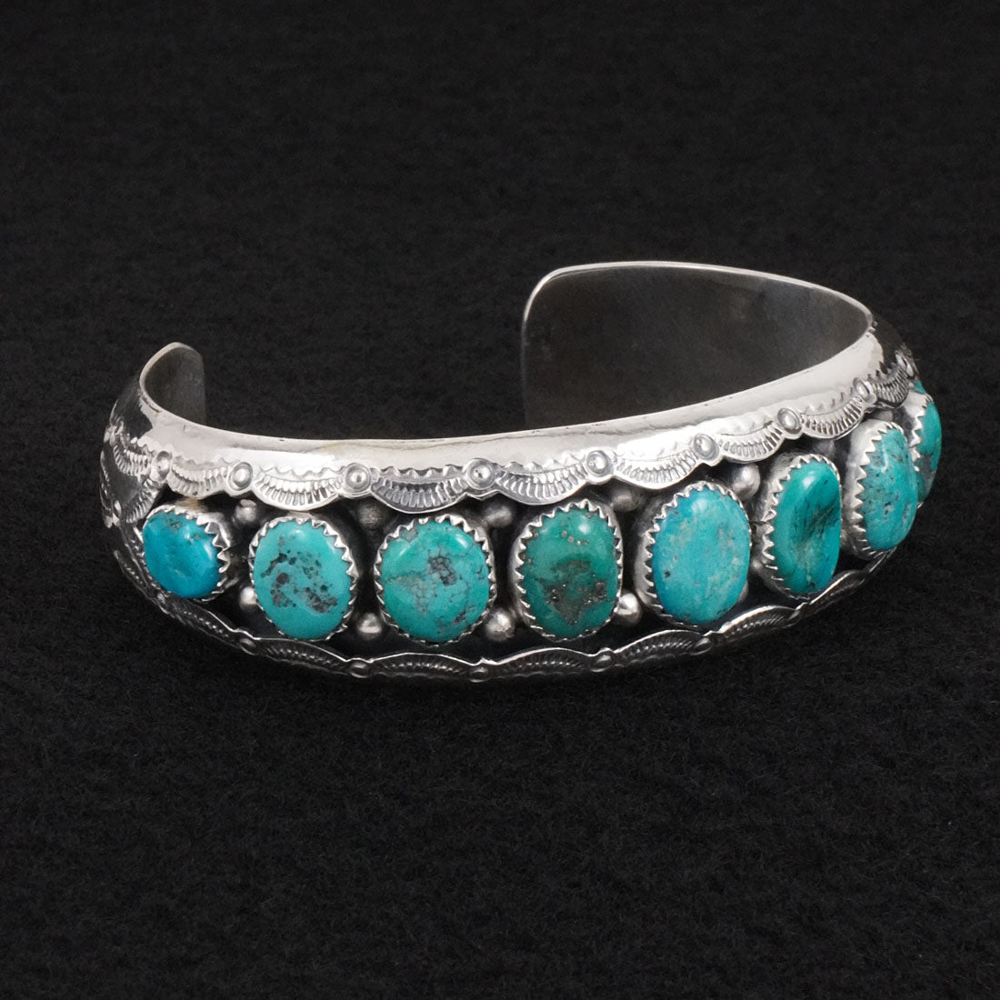 Wilbert Muskett Sr. Turquoise & Sterling Silver Bracelet