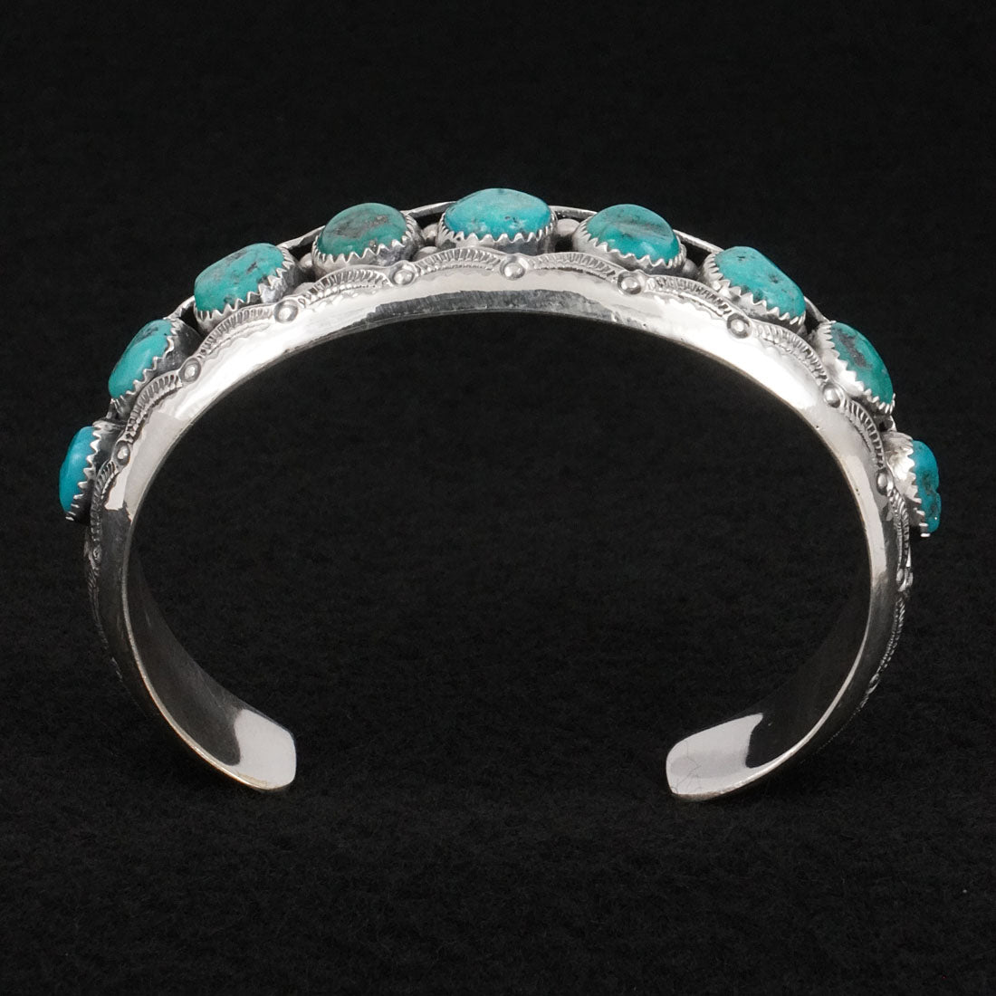 Wilbert Muskett Sr. Turquoise & Sterling Silver Bracelet