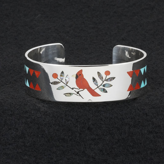 Derrick Edaakie Multi-Stone & Sterling Silver Bracelet