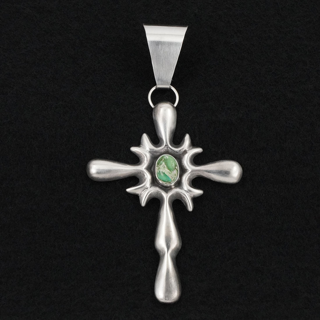 Eugene Gruber Turquoise & Sterling Silver Pendant