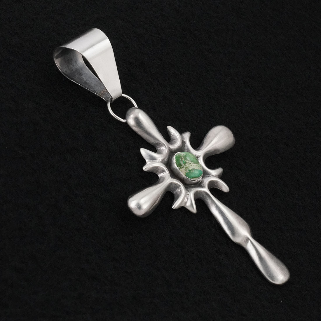 Eugene Gruber Turquoise & Sterling Silver Pendant