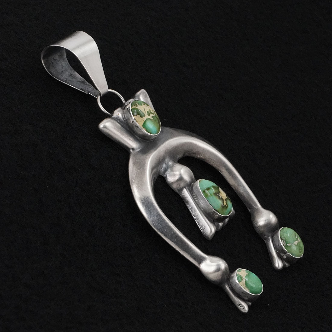 Eugene Gruber Turquoise & Sterling Silver Pendant