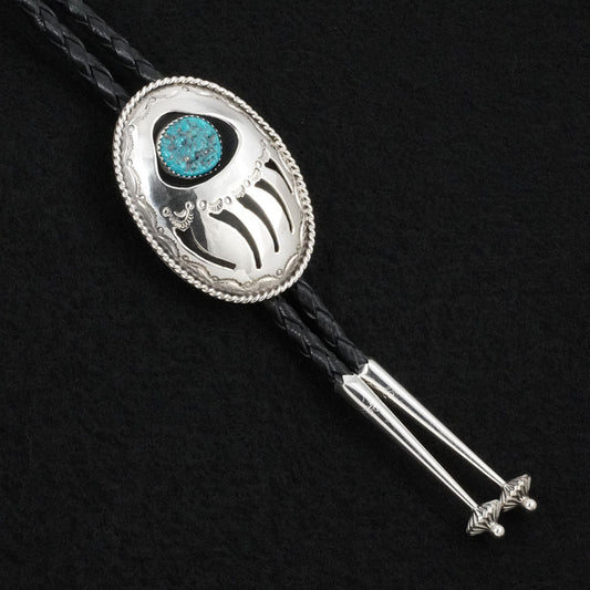 Wilbert Muskett Sr. Turquoise & Sterling Silver Bolo Tie