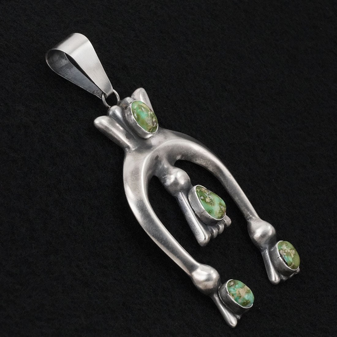 Eugene Gruber Turquoise & Sterling Silver Pendant