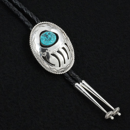 Wilbert Muskett Sr. Turquoise & Sterling Silver Bolo Tie
