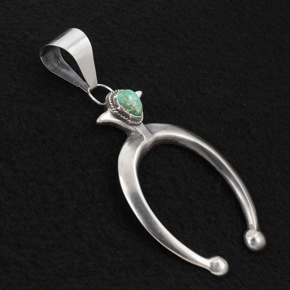 Eugene Gruber Turquoise & Sterling Silver Pendant