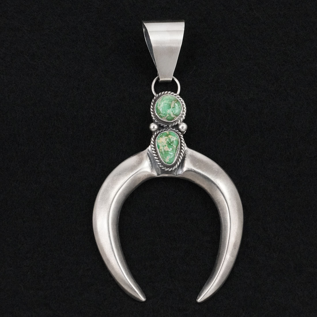 Eugene Gruber Turquoise & Sterling Silver Pendant