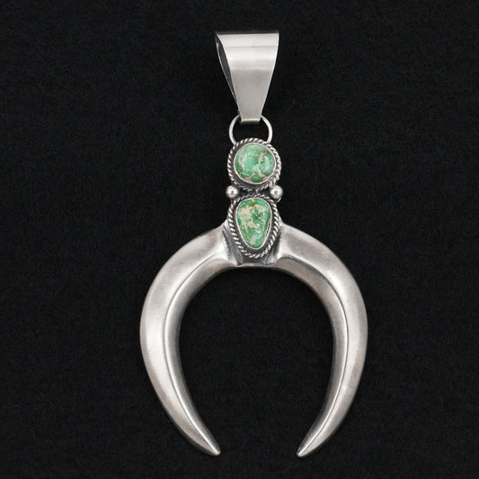 Eugene Gruber Turquoise & Sterling Silver Pendant