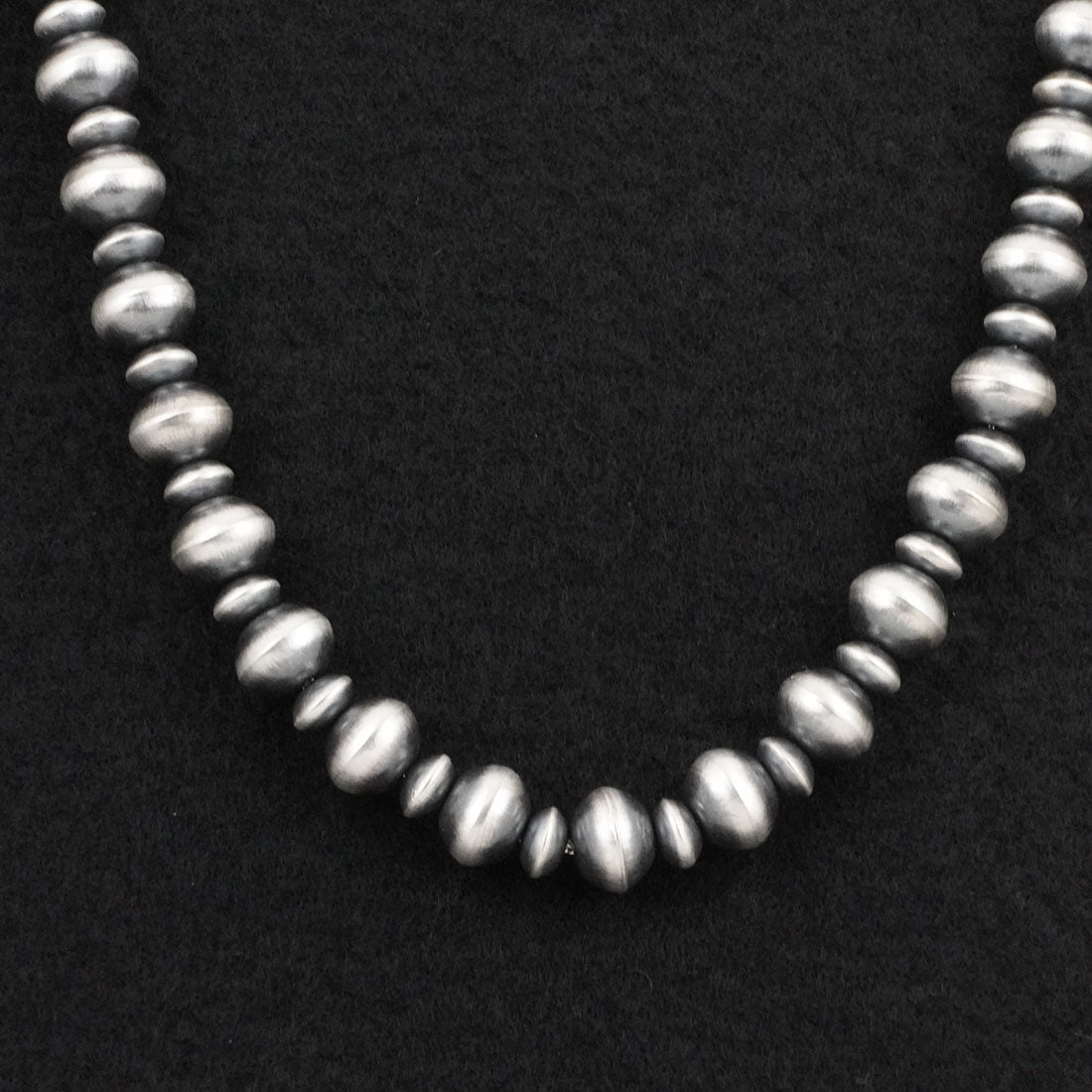 Crystal Haley Sterling Silver Navajo Pearl Necklace 20"