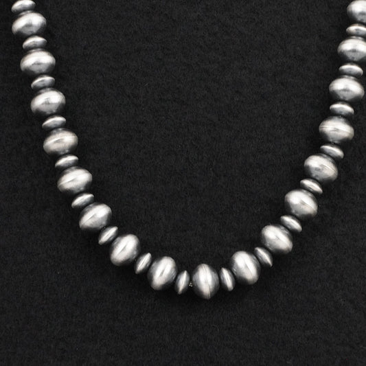 Crystal Haley Sterling Silver Navajo Pearl Necklace 20"