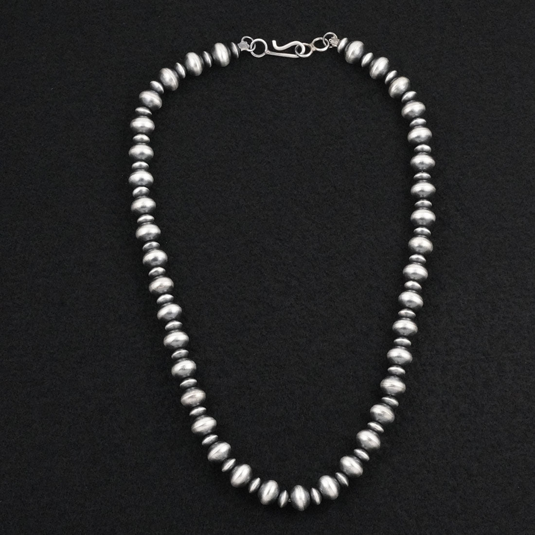 Crystal Haley Sterling Silver Navajo Pearl Necklace 20"