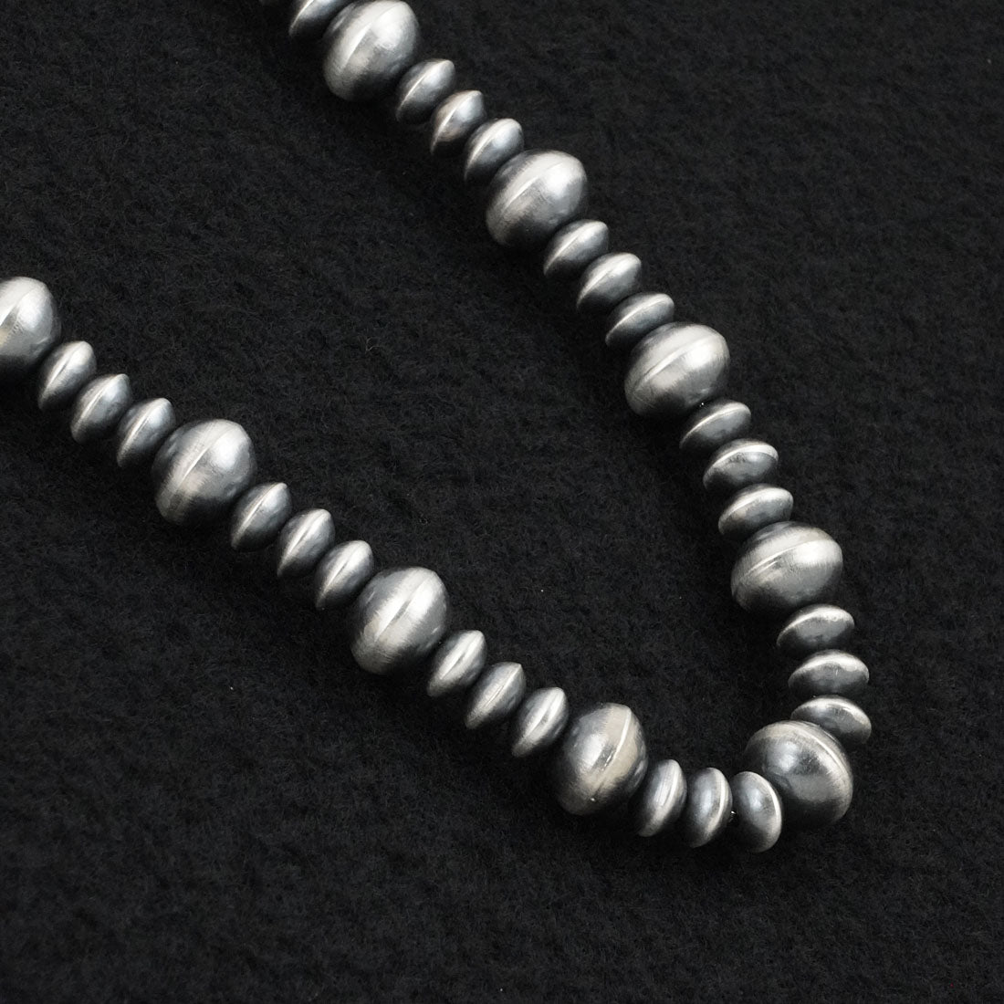 Crystal Haley Sterling Silver Navajo Pearl Necklace 22"