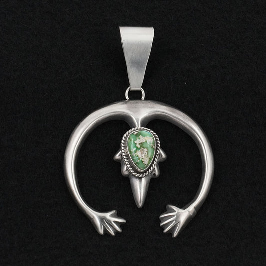 Eugene Gruber Turquoise & Sterling Silver Pendant