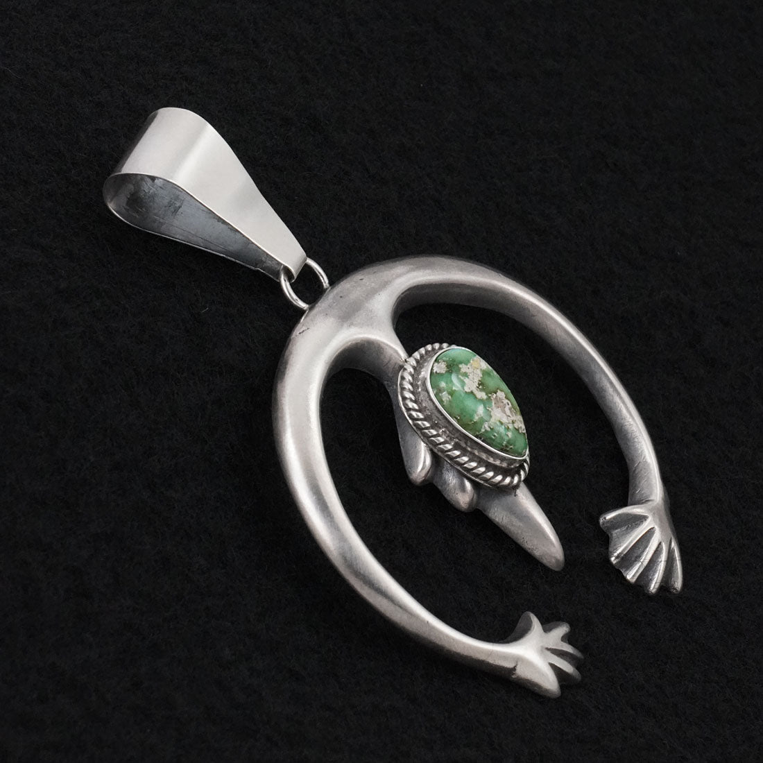 Eugene Gruber Turquoise & Sterling Silver Pendant