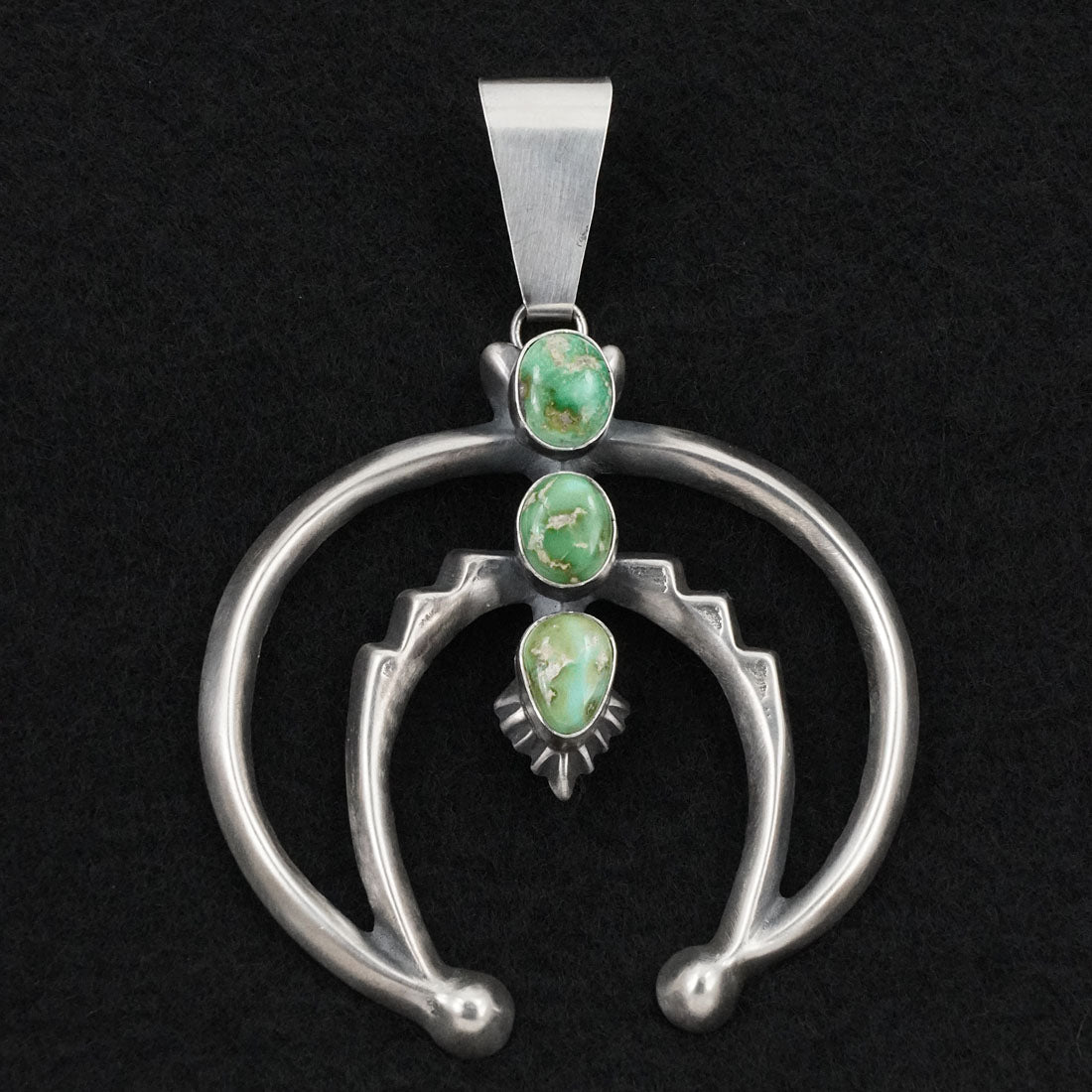 Eugene Gruber Turquoise & Sterling Silver Pendant
