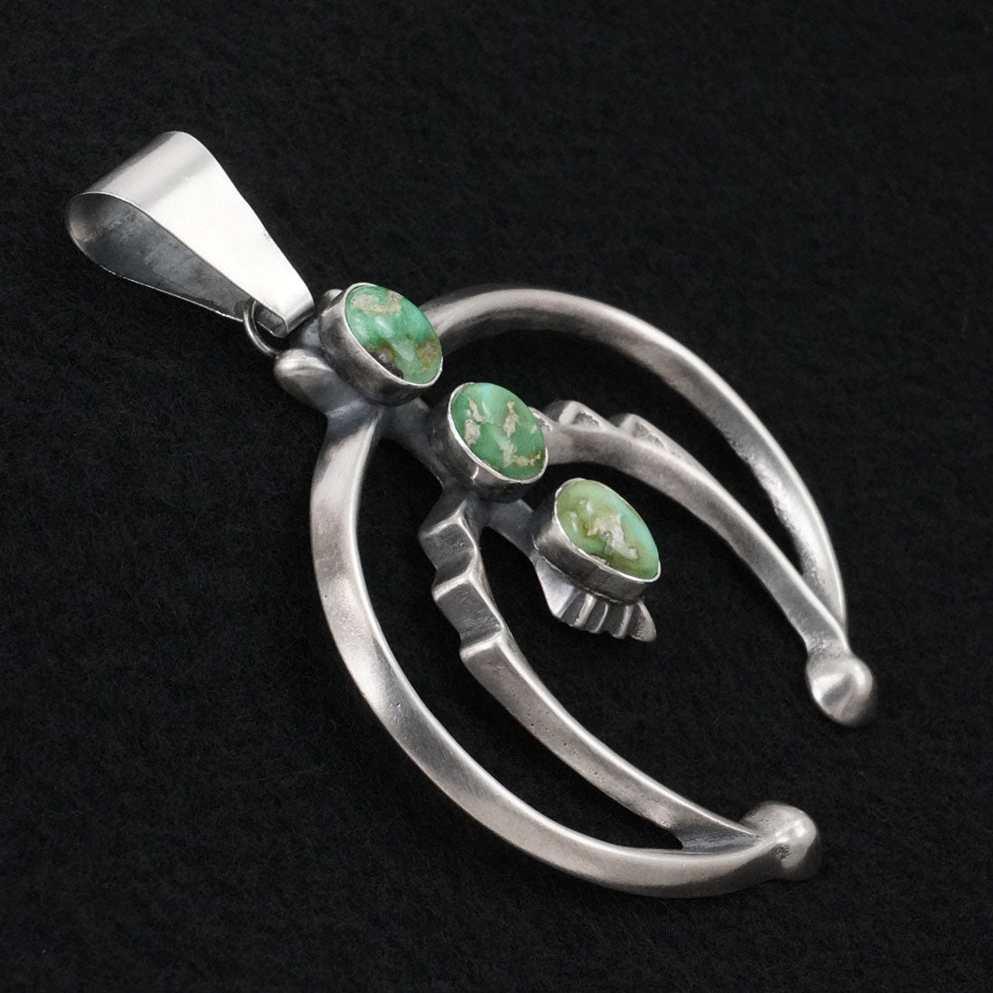 Eugene Gruber Turquoise & Sterling Silver Pendant