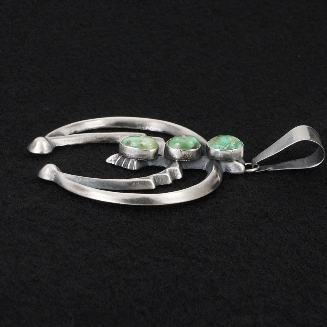 Eugene Gruber Turquoise & Sterling Silver Pendant