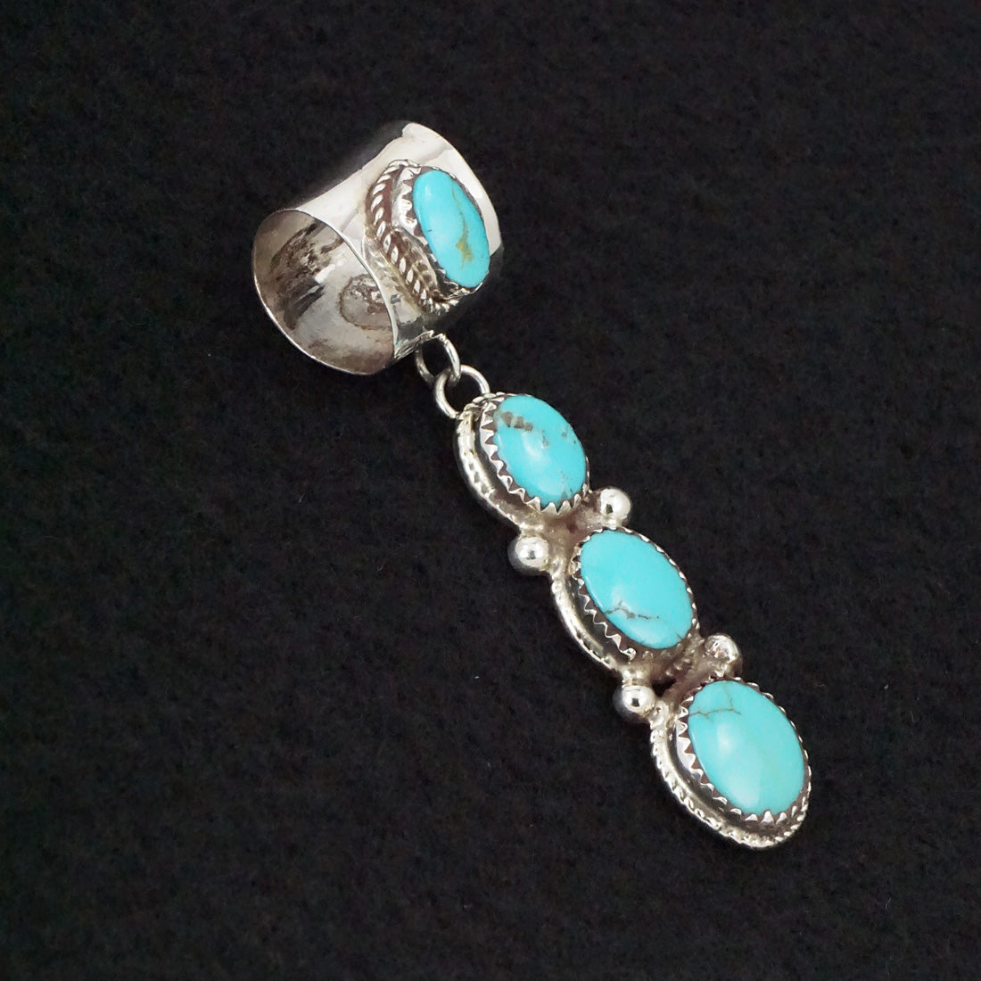 Ernest Hawthorne Turquoise & Sterling Silver Pendant