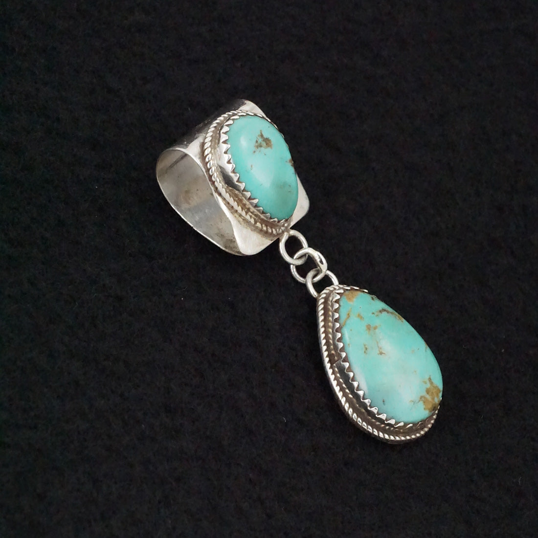 Ernest Hawthorne Turquoise & Sterling Silver Pendant