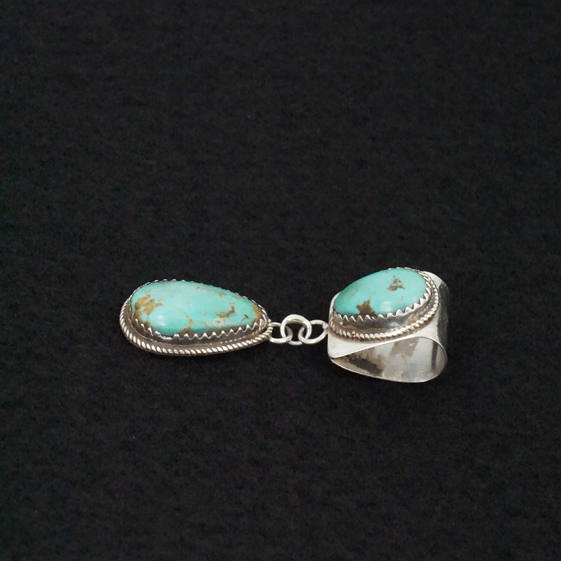 Ernest Hawthorne Turquoise & Sterling Silver Pendant