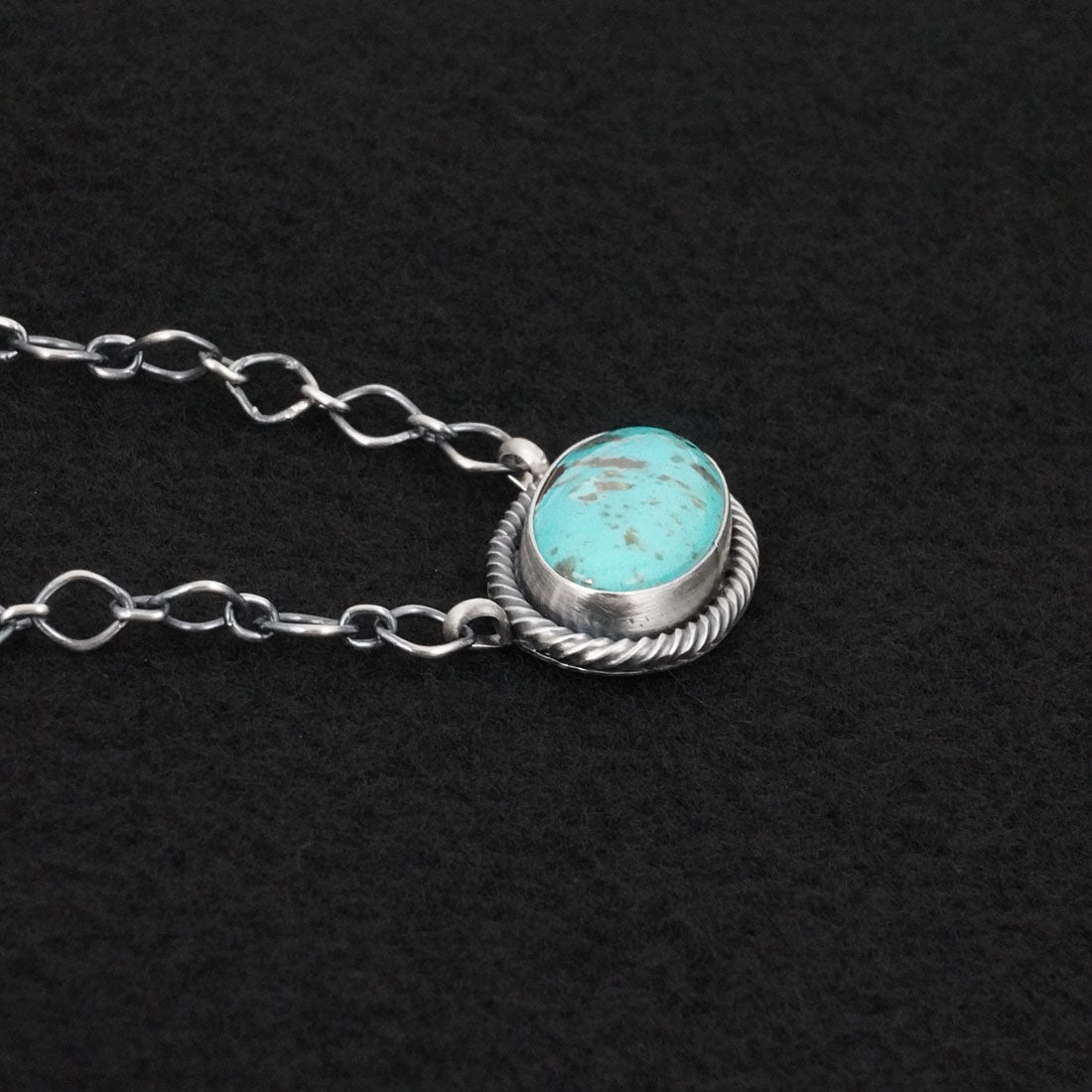 Paul Livingston Turquoise & Sterling Silver Necklace